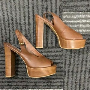 Steve Madden Jonnah Platform Open Toe Heels